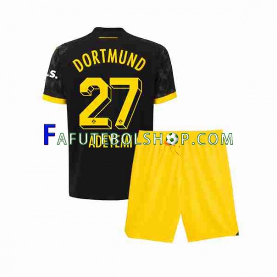 Camisa 2 Borussia Dortmund Karim Adeyemi 27 2023-2024 manga curta ,infantil