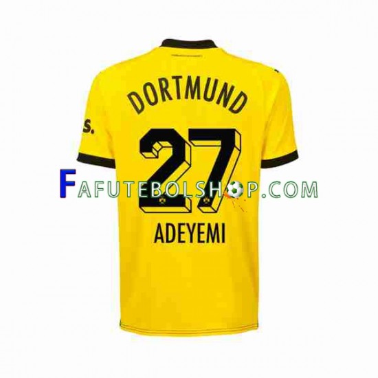 Camisa 1 Borussia Dortmund Karim Adeyemi 27 2023-2024 manga curta ,Masculino