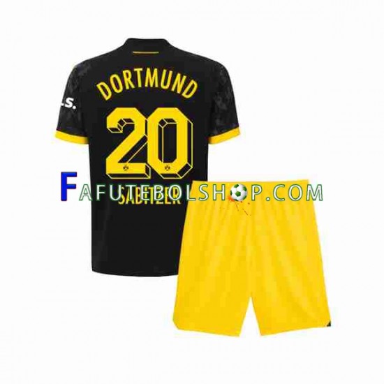 Camisa 2 Borussia Dortmund Marcel Sabitzer 20 2023-2024 manga curta ,infantil