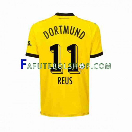 Camisa 1 Borussia Dortmund Marco Reus 11 2023-2024 manga curta ,Masculino