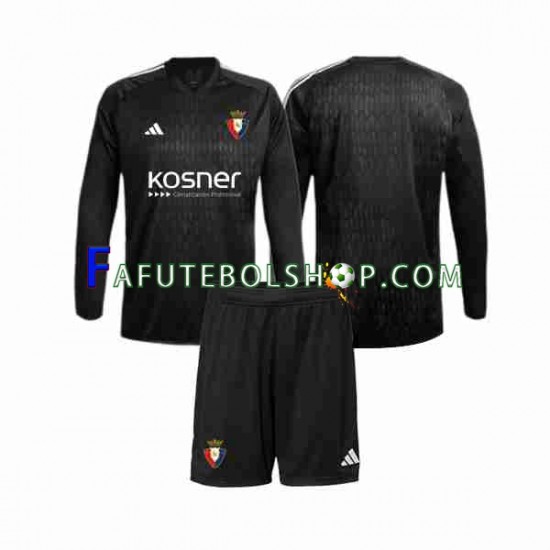 Camisa Goleiro 2 CA Osasuna 2023-2024 manga longa ,infantil