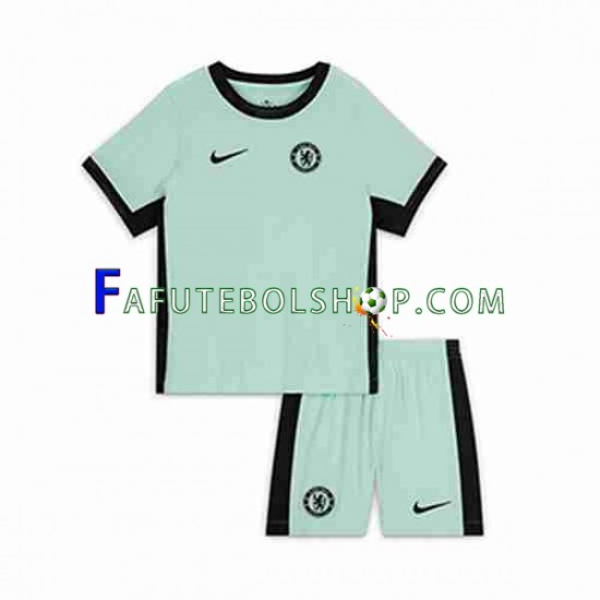 Camisa 3 Chelsea 2023-2024 manga curta ,infantil