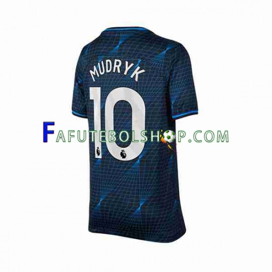 Camisa 2 Chelsea Mykhaylo Mudryk 10 2023-2024 manga curta ,Masculino