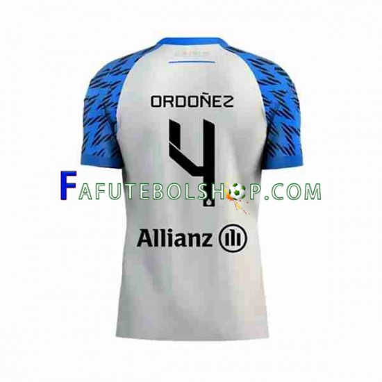 Camisa 2 Club Brugge Joel Ordonez 4 2023-2024 manga curta ,Masculino