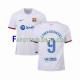 Camisa 2 FC Barcelona LEWANDOWSKI 9 2023-2024 manga curta ,Masculino