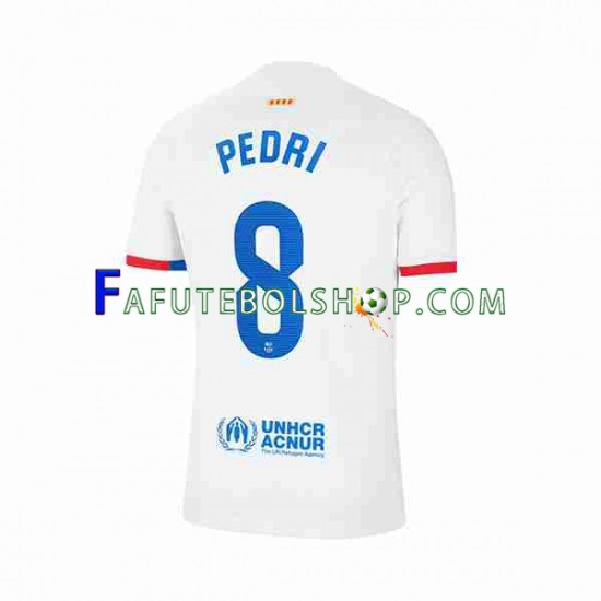 Camisa 2 FC Barcelona Pedri 8 2023-2024 manga curta ,Masculino