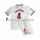 Camisa 1 FC Sevilla Sergio Ramos 4 2023-2024 manga curta ,infantil