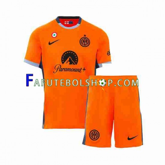 Camisa 3 Internazionale 2023-2024 manga curta ,infantil