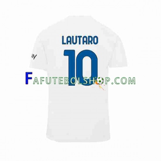 Camisa 2 Internazionale Lautaro Martinez 10 2023-2024 manga curta ,Masculino