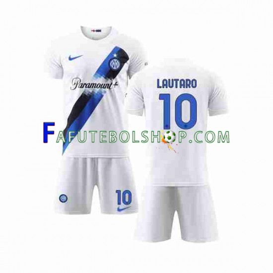 Camisa 2 Internazionale Lautaro Martinez 10 2023-2024 manga curta ,infantil