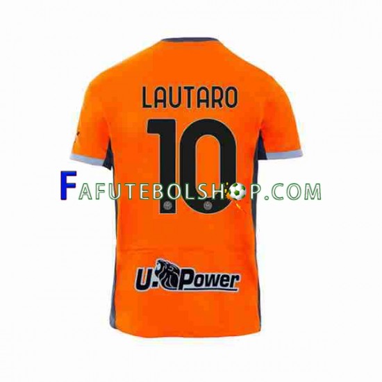 Camisa 3 Internazionale Lautaro Martinez 10 2023-2024 manga curta ,Masculino