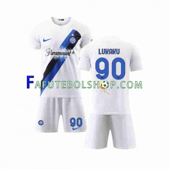 Camisa 2 Internazionale Lukaku 90 2023-2024 manga curta ,infantil