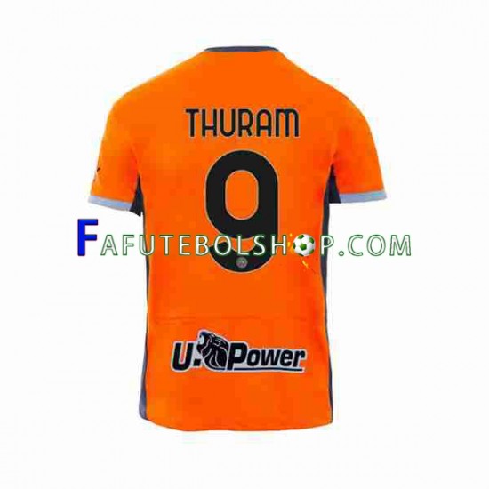 Camisa 3 Internazionale Marcus Thuram 9 2023-2024 manga curta ,Masculino