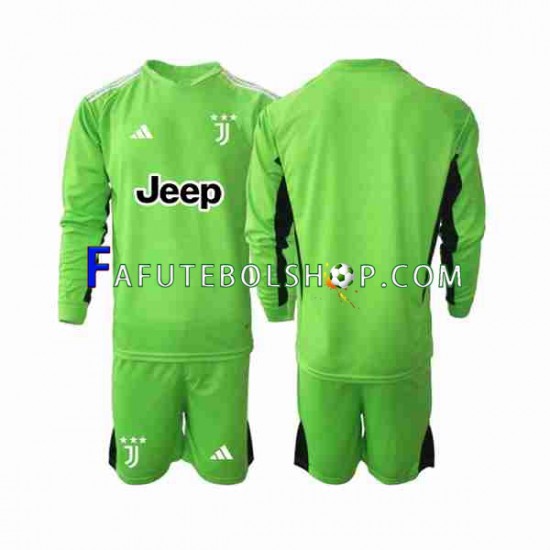 Camisa Goleiro 3 Juventus 2023-2024 manga longa ,infantil