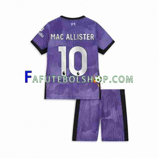 Camisa 3 Liverpool Alexis Mac Allister 10 2023-2024 manga curta ,infantil