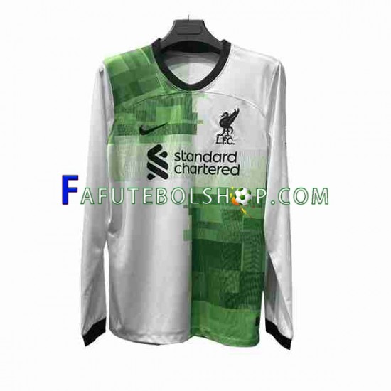 Camisa 2 Liverpool 2023-2024 manga longa ,Masculino