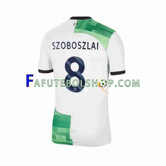 Camisa 2 Liverpool Dominik Szoboszlai 8 2023-2024 manga curta ,Masculino