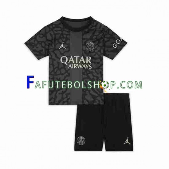 Camisa 3 Paris Saint Germain 2023-2024 manga curta ,infantil