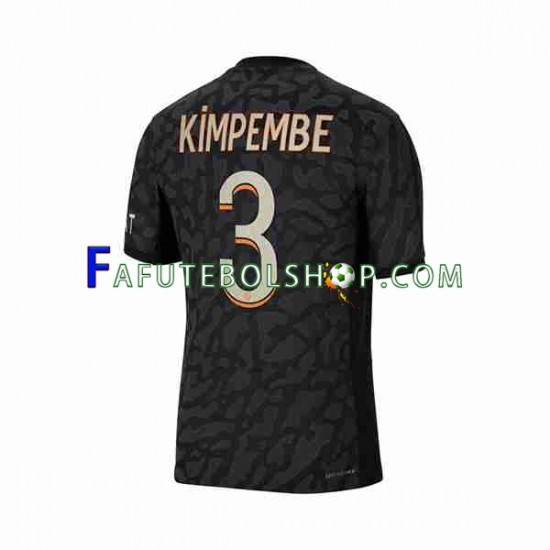 Camisa 3 Paris Saint Germain Kimpembe 3 2023-2024 manga curta ,Masculino