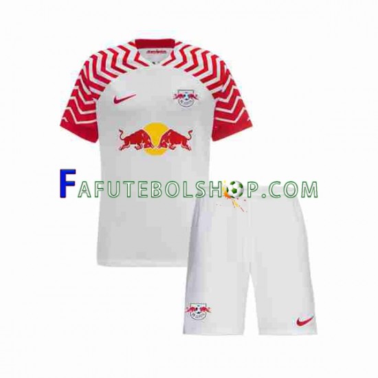 Camisa 1 RB Leipzig 2023-2024 manga curta ,infantil