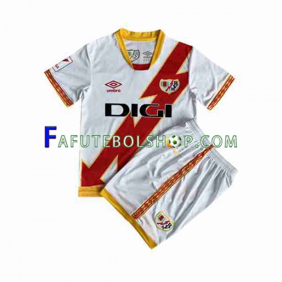 Camisa 1 Rayo Vallecano 2023-2024 manga curta ,infantil