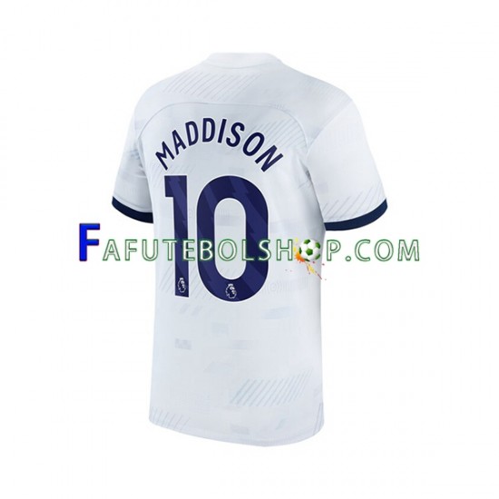 Camisa 1 Tottenham Hotspur James Maddison 10 2023-2024 manga curta ,Masculino