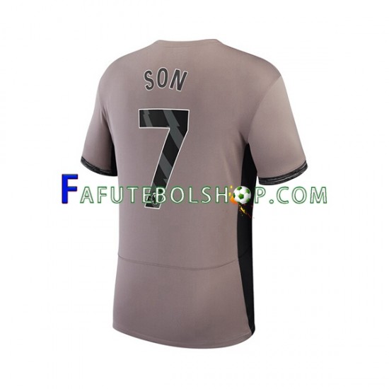 Camisa 3 Tottenham Hotspur Son Heung-min 7 2023-2024 manga curta ,Masculino