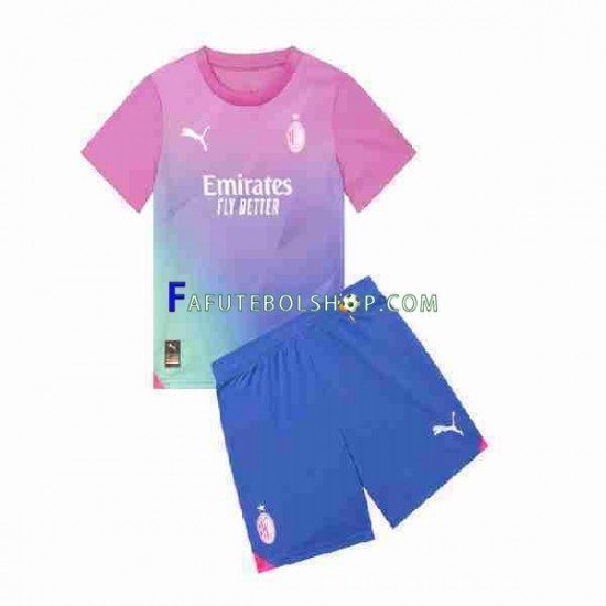 Camisa 3 AC Milan 2023-2024 manga curta ,infantil