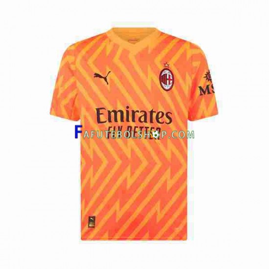 Camisa Goleiro 2 AC Milan 2023-2024 manga curta ,Masculino