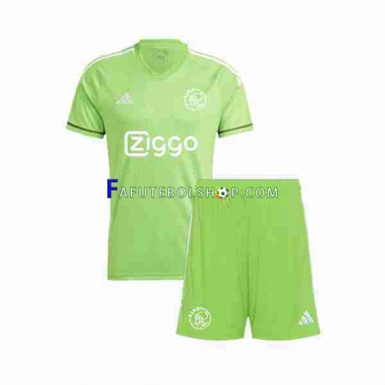 Camisa Goleiro 1 AFC Ajax 2023-2024 manga curta ,infantil