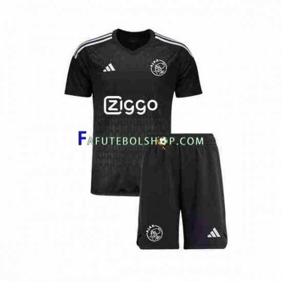 Camisa Goleiro 3 AFC Ajax 2023-2024 manga curta ,infantil