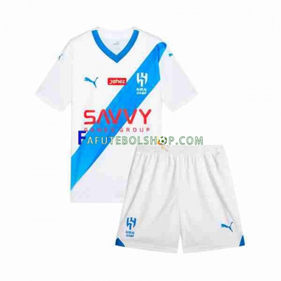 Camisa 2 Al Hilal 2023-2024 manga curta ,infantil