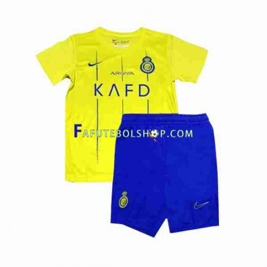 Camisa 1 Al-Nassr 2023-2024 manga curta ,infantil