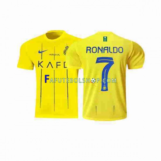 Camisa 1 Al-Nassr Ronaldo 7 2023-2024 manga curta ,Masculino