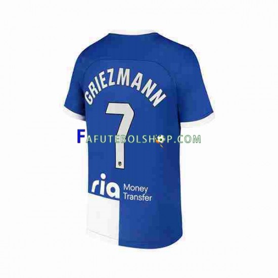 Camisa 2 Atlético de Madrid 2 Antoine Griezmann 7 2023-2024 manga curta ,Masculino