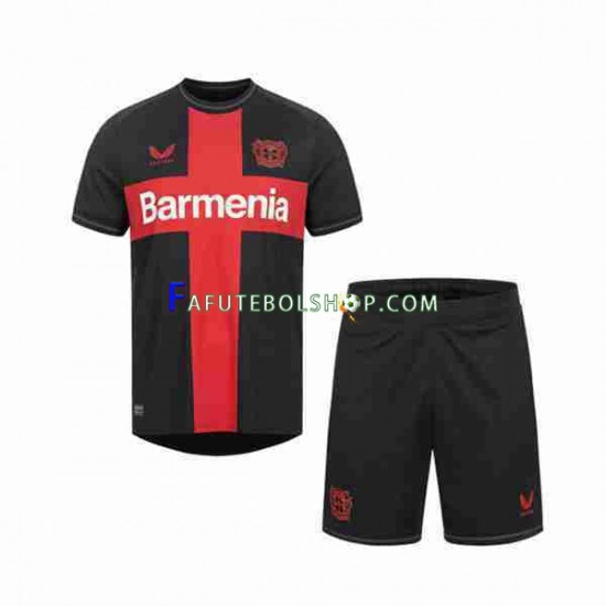 Camisa 1 Bayer Leverkusen 2023-2024 manga curta ,infantil