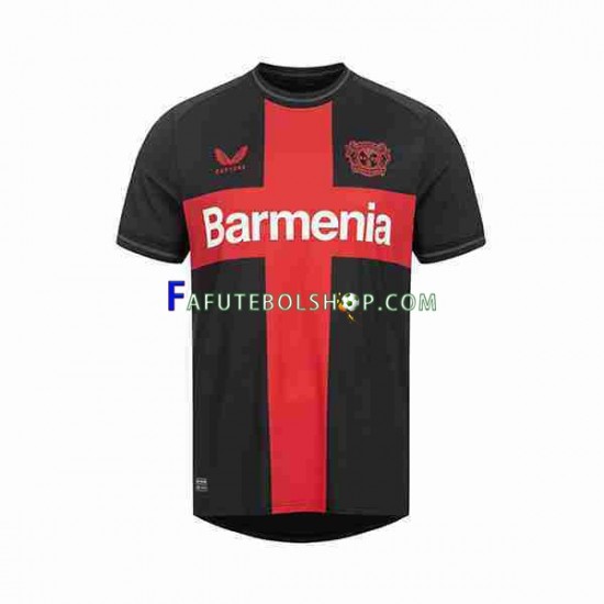 Camisa 1 Bayer Leverkusen 2023-2024 manga curta ,Masculino