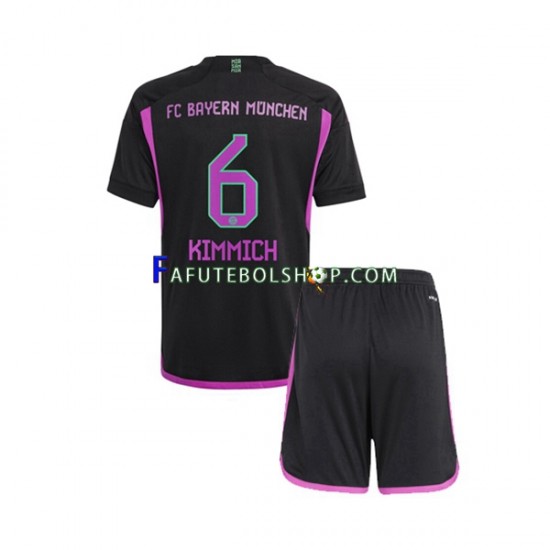 Camisa 2 Bayern de Munique Kimmich 6 2023-2024 manga curta ,infantil