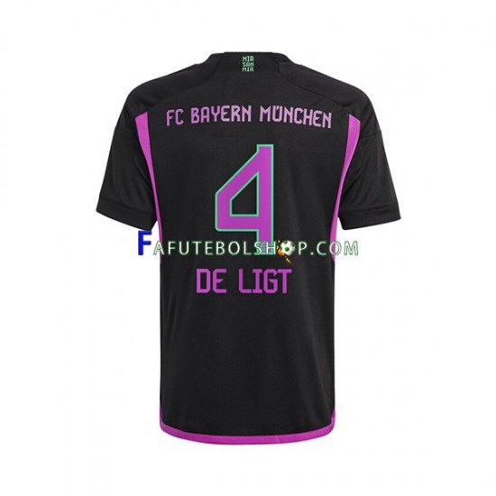 Camisa 2 Bayern de Munique Matthijs de Ligt 4 2023-2024 manga curta ,Masculino