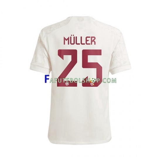 Camisa 3 Bayern de Munique Thomas Muller 25 2023-2024 manga curta ,Masculino