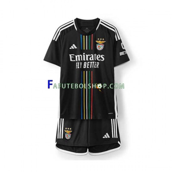 Camisa 2 Benfica 2023-2024 manga curta ,infantil