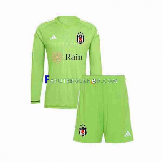 Camisa Goleiro 2 Besiktas 2023-2024 manga longa ,infantil