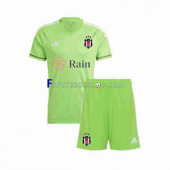 Camisa Goleiro 2 Besiktas 2023-2024 manga curta ,infantil