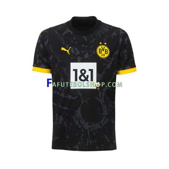 Camisa 2 Borussia Dortmund 2023-2024 manga curta ,Masculino