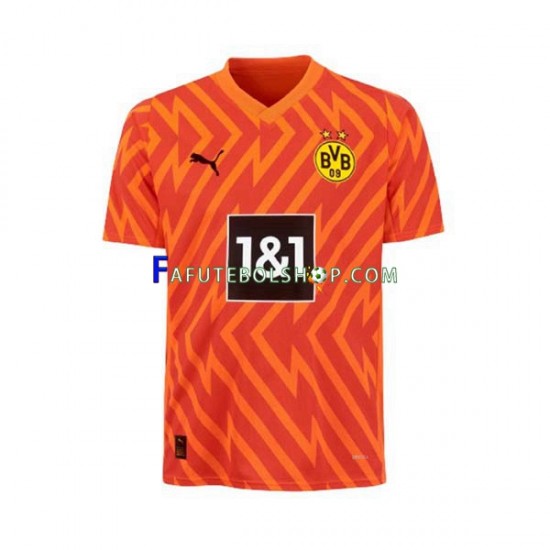 Camisa Goleiro 2 Borussia Dortmund 2023-2024 manga curta ,Masculino