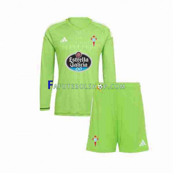 Camisa Goleiro 1 Celta de Vigo 2023-2024 manga longa ,infantil