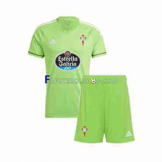 Camisa Goleiro 1 Celta de Vigo 2023-2024 manga curta ,infantil