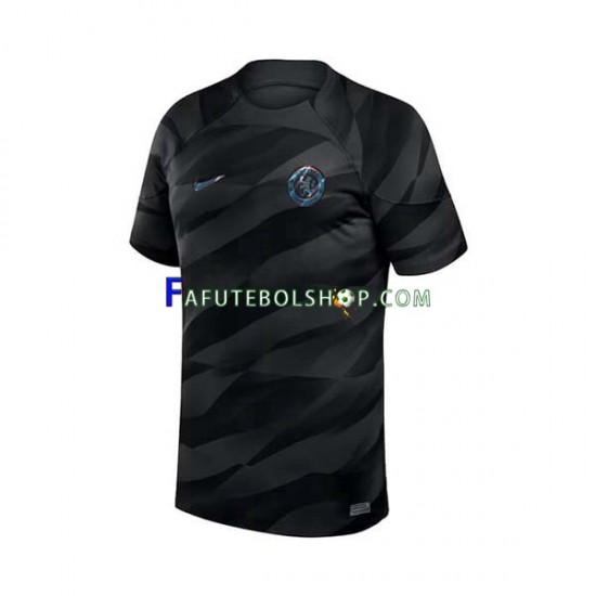 Camisa Goleiro 1 Chelsea 2023-2024 manga curta ,Masculino