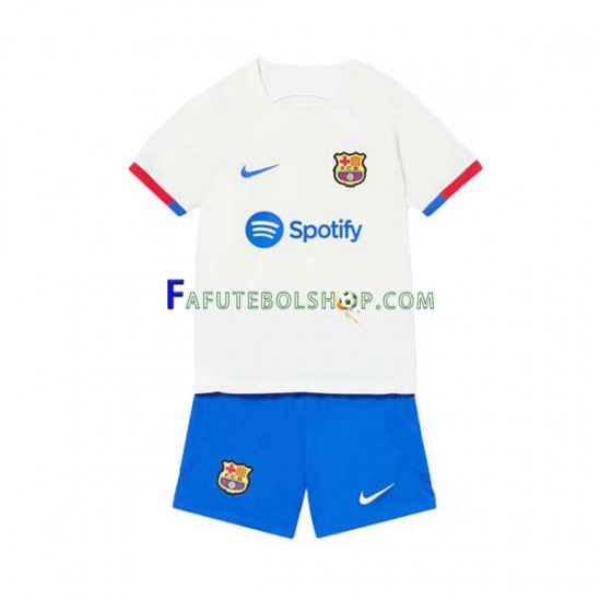 Camisa 2 FC Barcelona 2023-2024 manga curta ,infantil