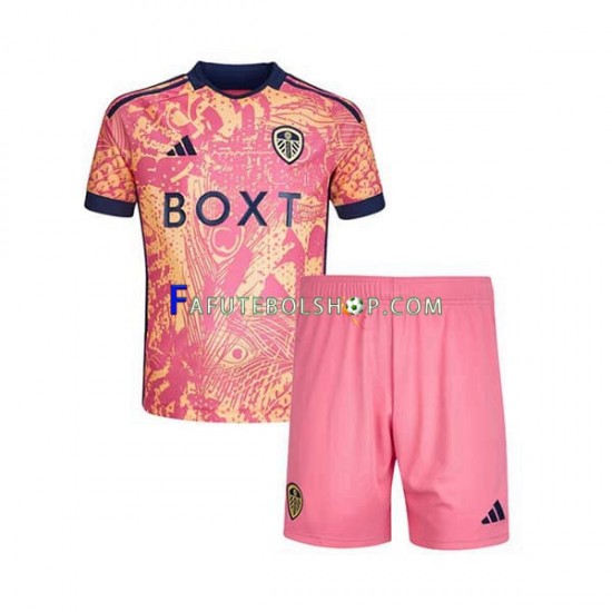 Camisa 3 Leeds United 2023-2024 manga curta ,infantil